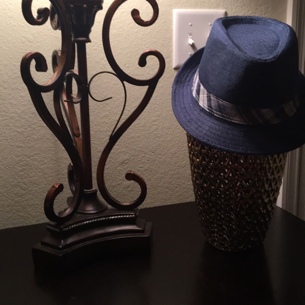 Fedora hat.